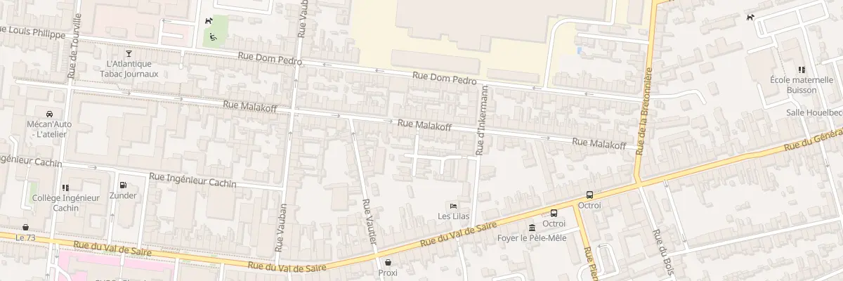 Plan du 104 Rue Malakoff à Cherbourg-en-Cotentin