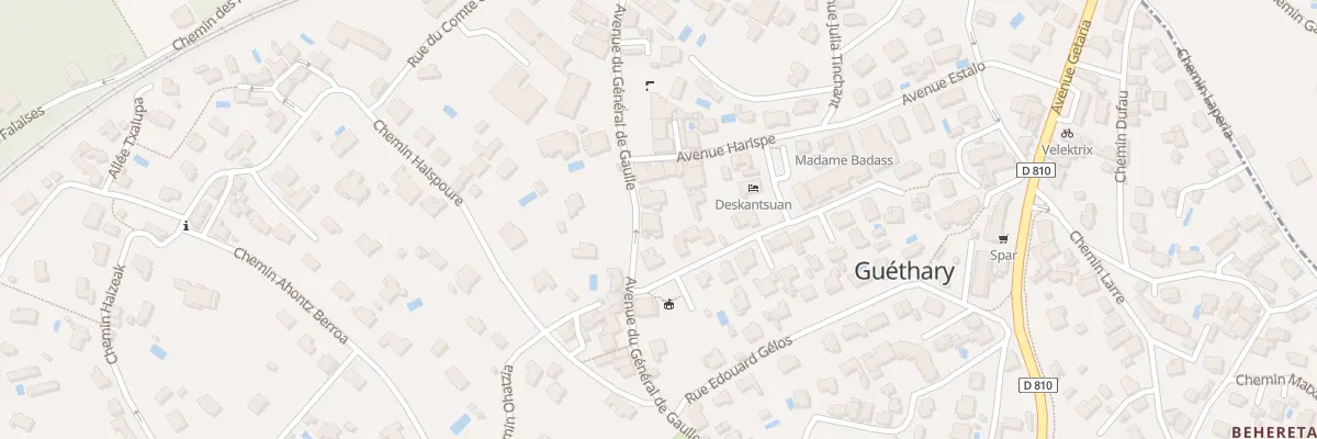 Plan du 360 Av du Général de Gaulle à Guéthary