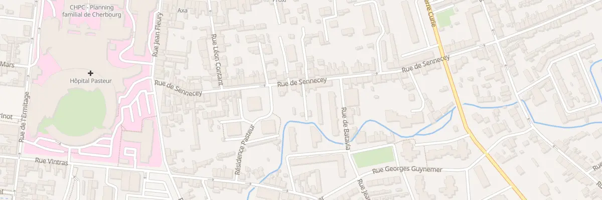 Plan du 58 Rue de Sennecey à Cherbourg-en-Cotentin