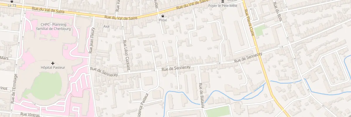 Plan du 51T Rue de Sennecey à Cherbourg-en-Cotentin