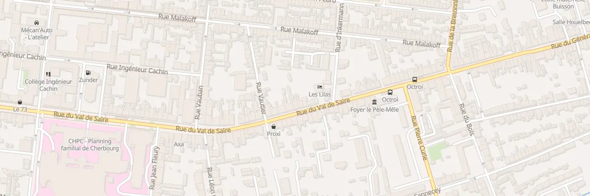 Plan du 155 Rue du Val de Saire à Cherbourg-en-Cotentin