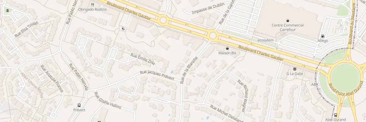 Plan du 10 Rue de la Blanche à Saint-Herblain