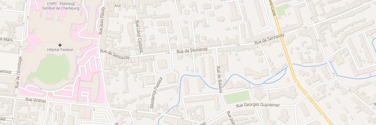 Plan du 56 Rue de Sennecey à Cherbourg-en-Cotentin