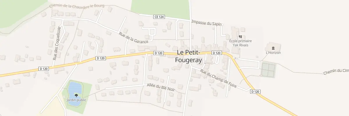 Plan du 3 Rue du Tapion au Petit-Fougeray