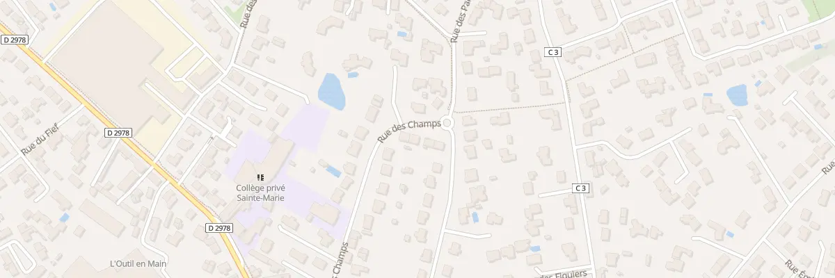 Plan du 26 Rue des champs à Aizenay