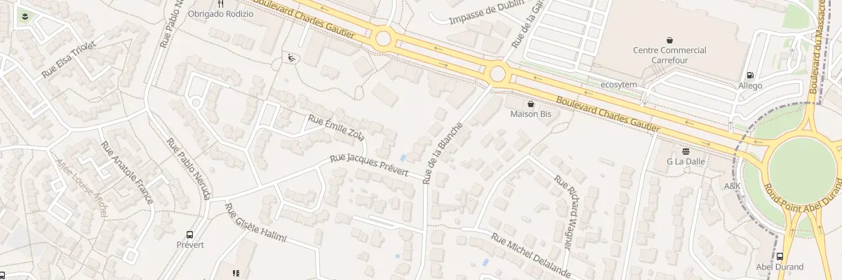 Plan du 12 Rue de la Blanche à Saint-Herblain