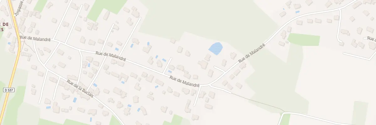 Plan du 51B Rue de malandré à Treillières