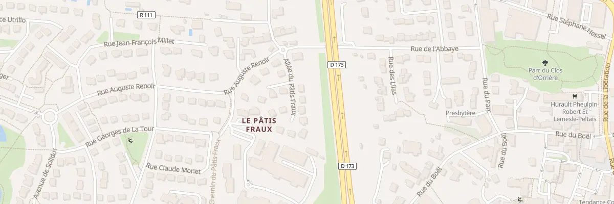 Plan du 9 All du Pâtis Fraux à Vern-sur-Seiche