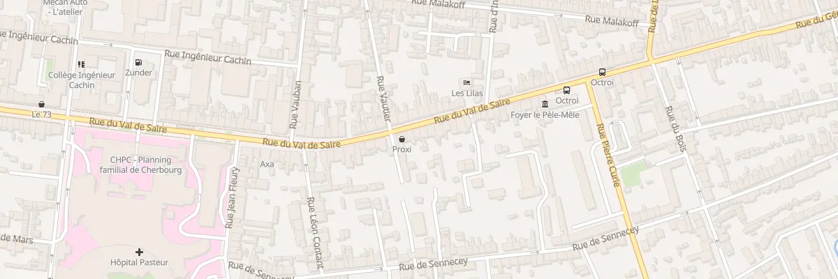 Plan du 90 Rue du Val de Saire à Cherbourg-en-Cotentin