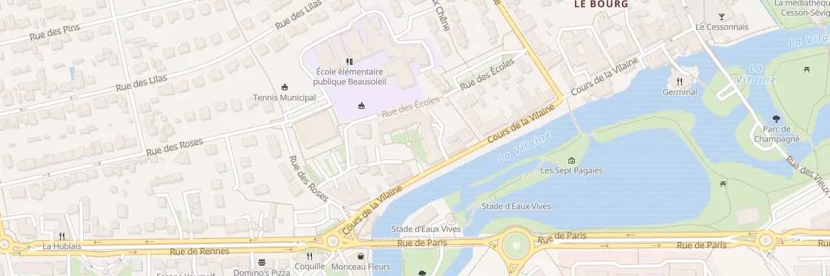 Plan du 46F Crs de la Vilaine à Cesson-Sévigné