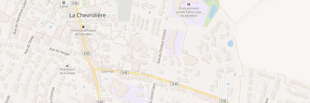 Plan du 8 Rue du Docteur Grosse à La Chevrolière