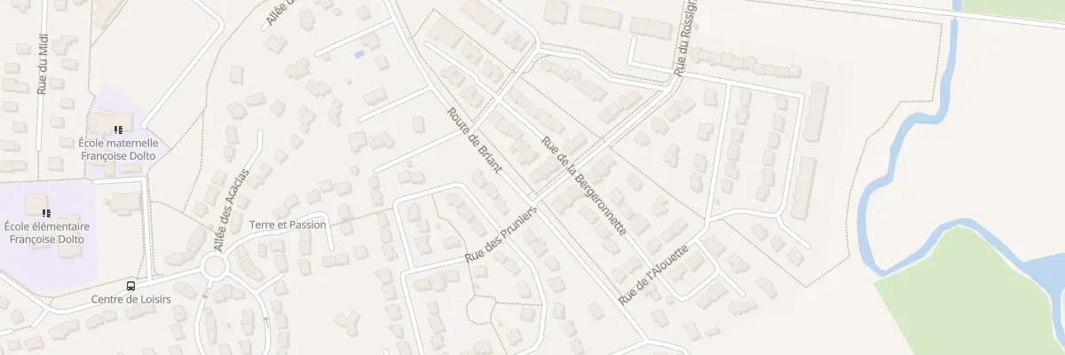 Plan du 2 Rue du Rossignol à Bourgbarré