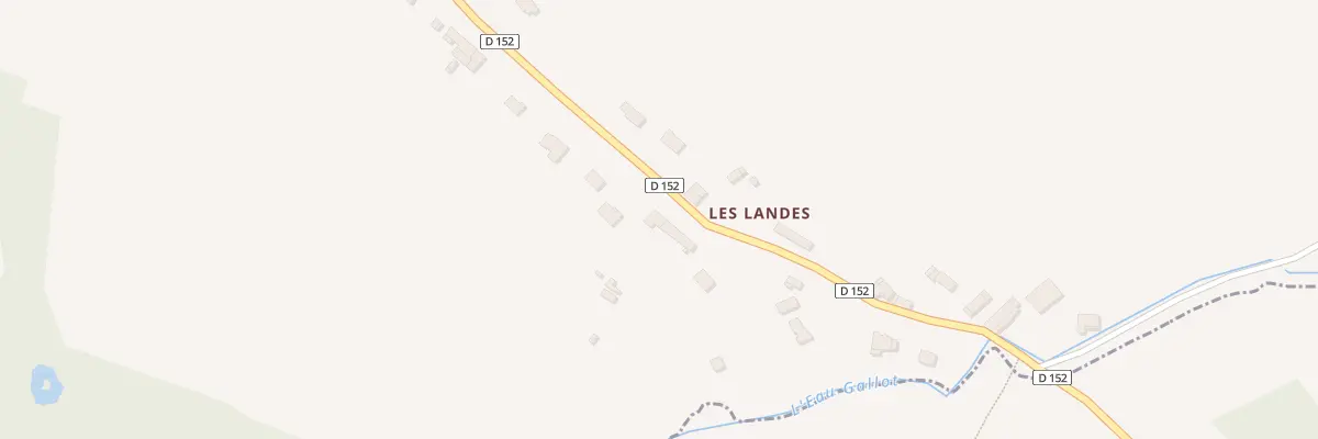 Plan du 29 Les Landes à Tollevast