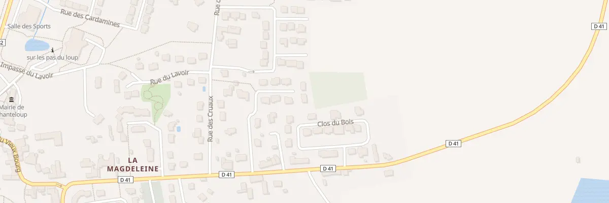 Plan du 6 Lot Domaine de Kerlande à Chanteloup