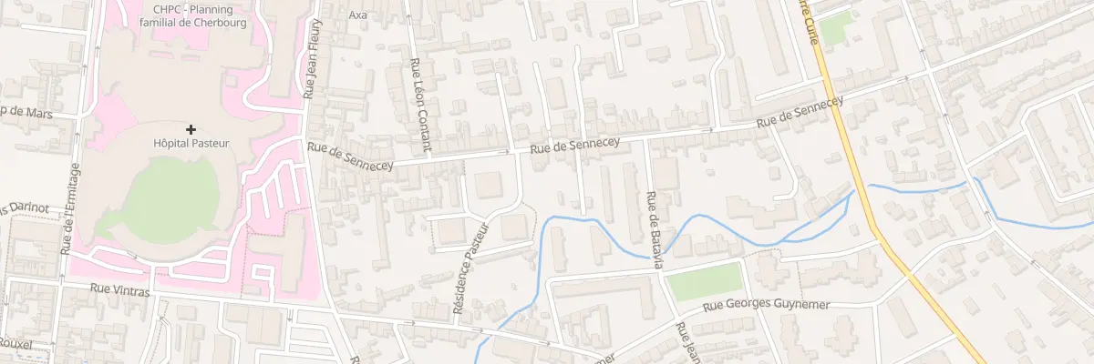 Plan du 52 Rue de Sennecey à Cherbourg-en-Cotentin