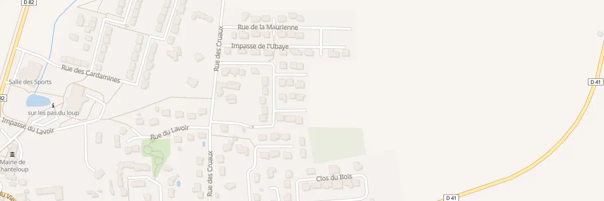 Plan du 5 Imp du Fango à Chanteloup