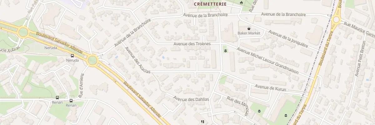 Plan du 14 Av des Acacias à Saint-Herblain