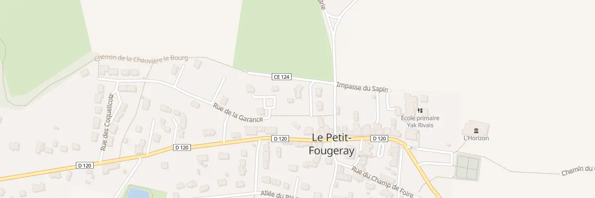 Plan du 2 Imp du Noyer au Petit-Fougeray
