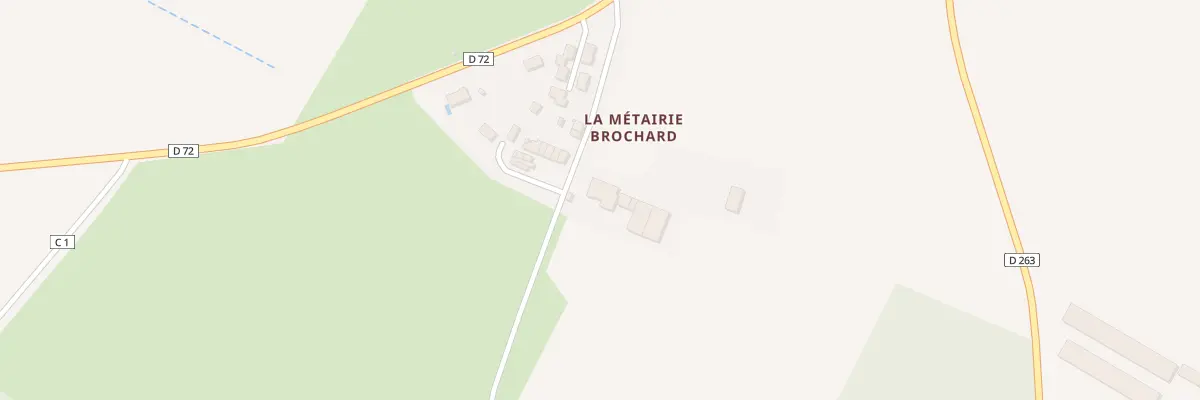 Plan du 1 La Metairie Brochard à Corcoué-sur-Logne