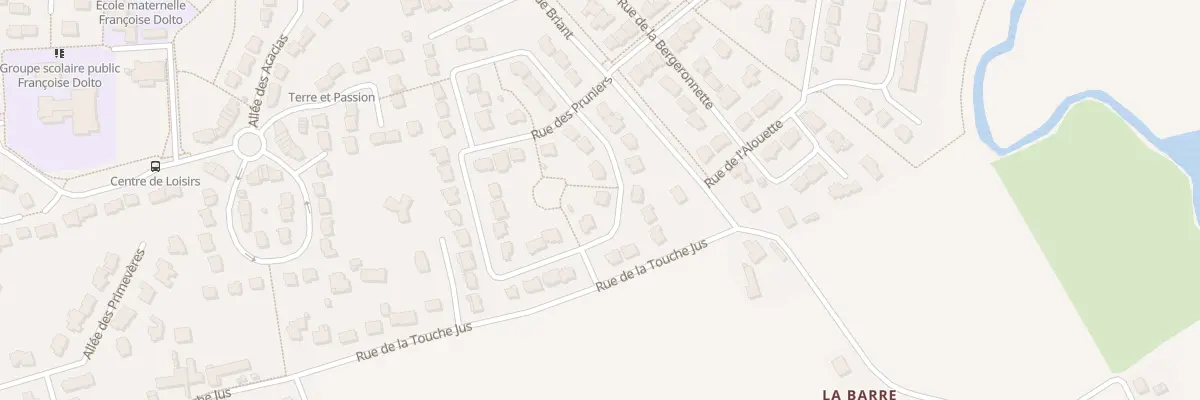Plan du 8 Rue des Cerisiers à Bourgbarré