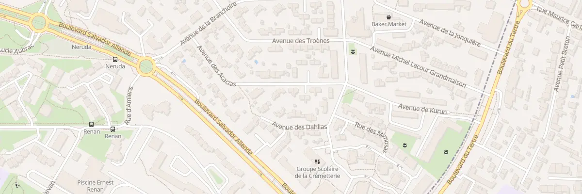 Plan du 11 Av des Acacias à Saint-Herblain