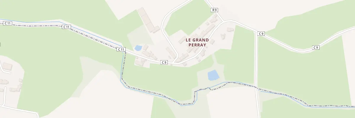 Plan du 38 Le Grand Perray à Nozay