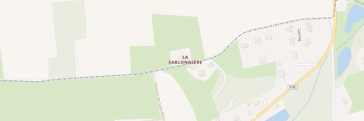 Plan du 5030 La Sablonnière à Chanteloup