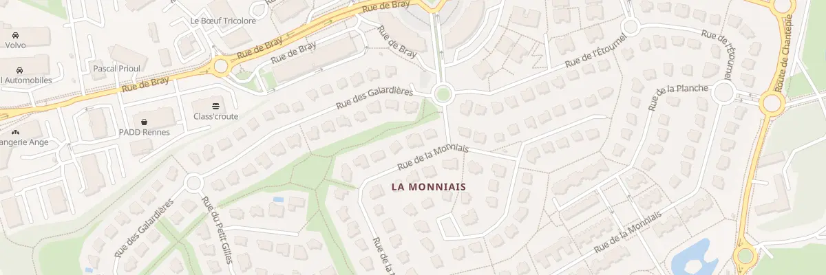 Plan du 13 Rue de la Monniais à Cesson-Sévigné
