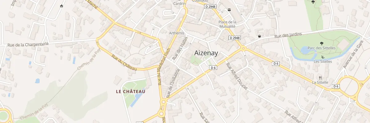 Plan du 11 Rue de la monnaie à Aizenay