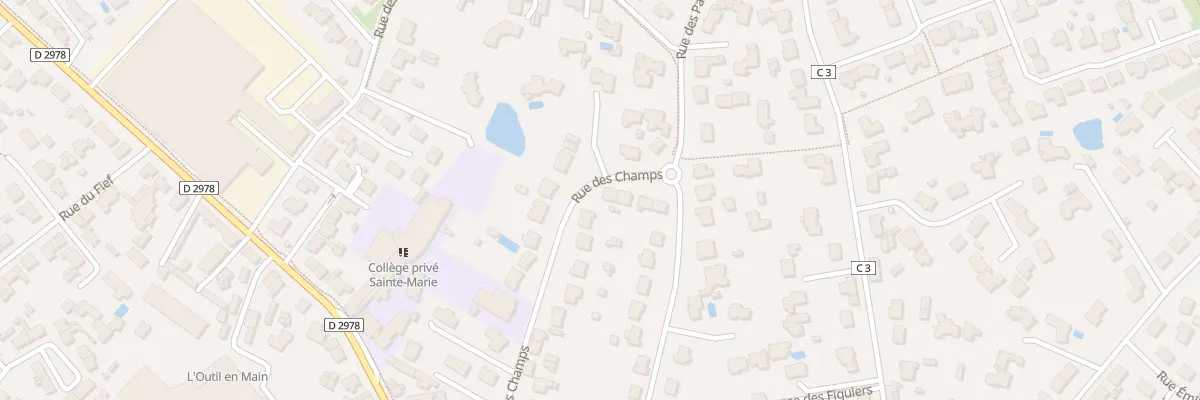 Plan du 24 Rue des champs à Aizenay