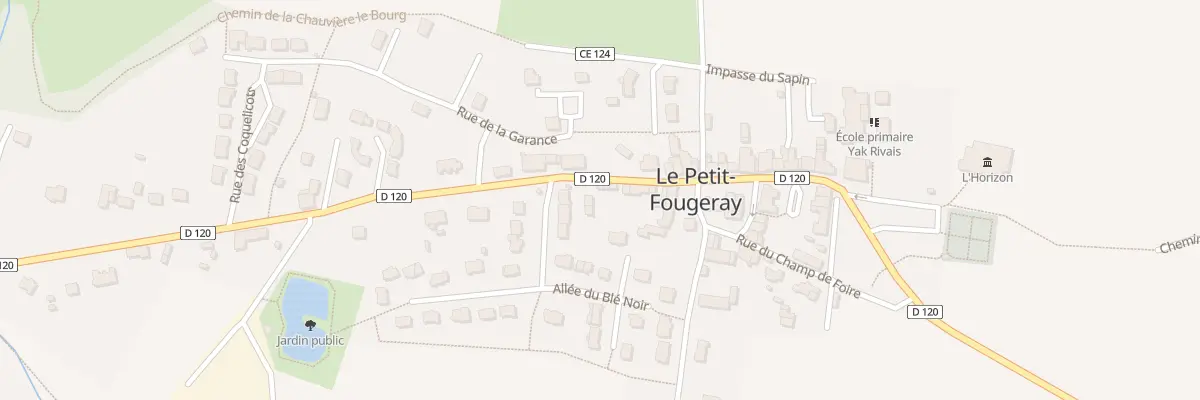 Plan du 7 Rue du Tapion au Petit-Fougeray