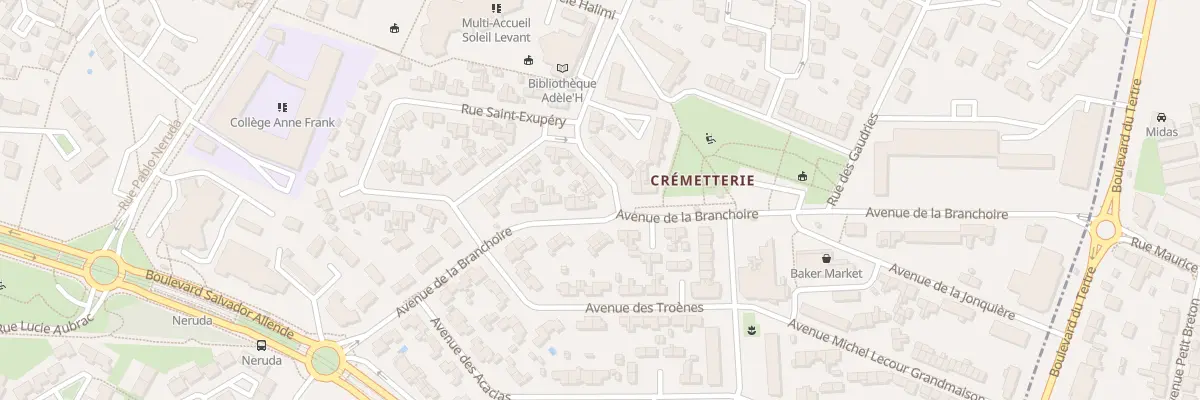 Plan du 54 Rue de la Blanche à Saint-Herblain