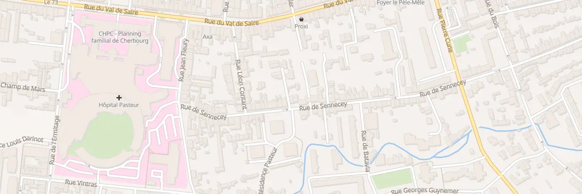 Plan du 39 Rue de Sennecey à Cherbourg-en-Cotentin