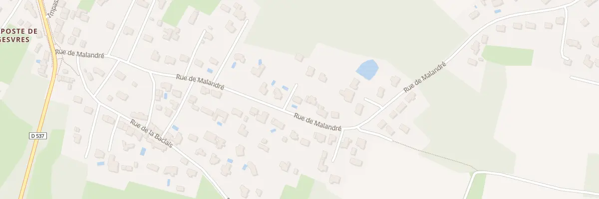 Plan du 49B Rue de malandré à Treillières