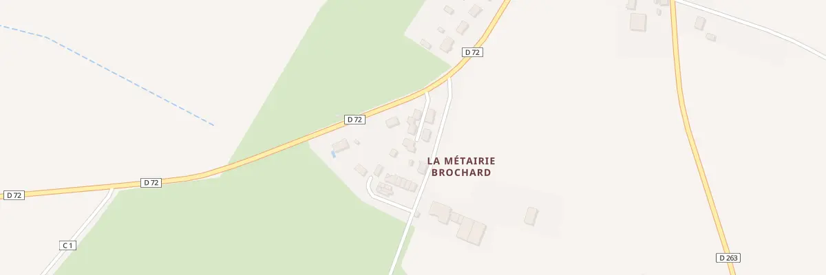 Plan du 20 La Metairie Brochard à Corcoué-sur-Logne