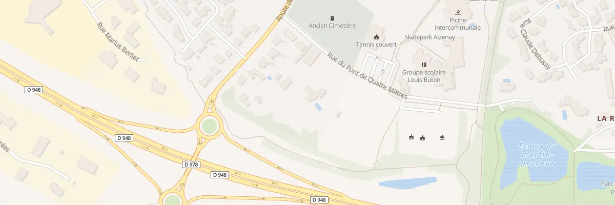 Plan du 18 Rue du pont de quatre metres à Aizenay