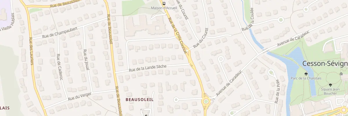 Plan du 13 Rue de la Lande Sèche à Cesson-Sévigné