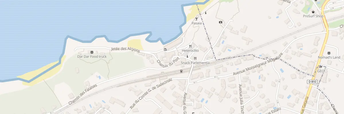 Plan du 70 Che du Port à Guéthary