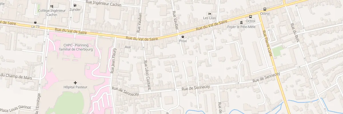 Plan du 39T Rue de Sennecey à Cherbourg-en-Cotentin