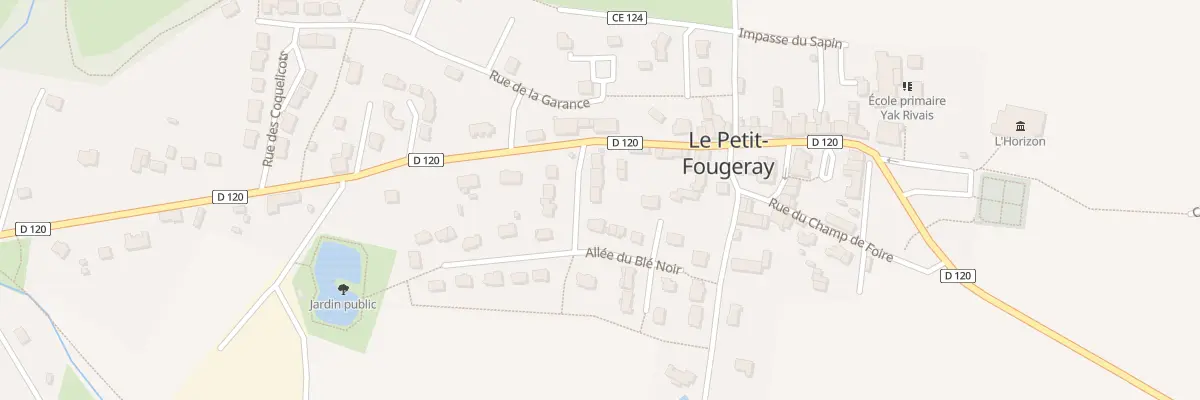 Plan du 5 All du Tournesol au Petit-Fougeray