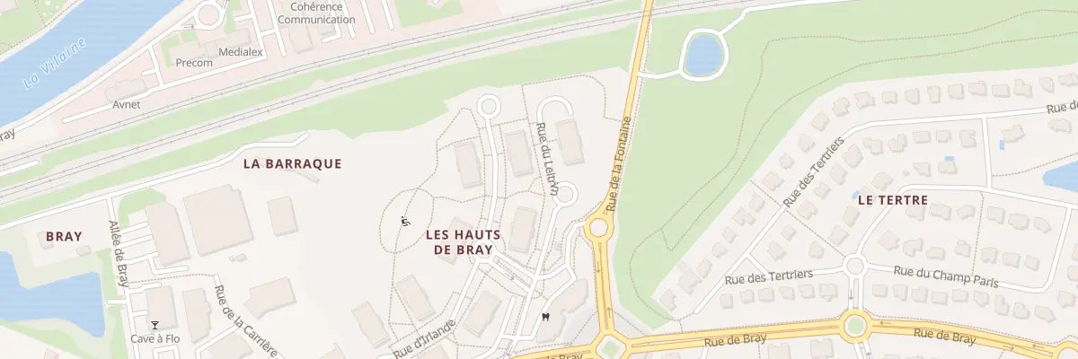 Plan du 2 Rue du Leitrim à Cesson-Sévigné