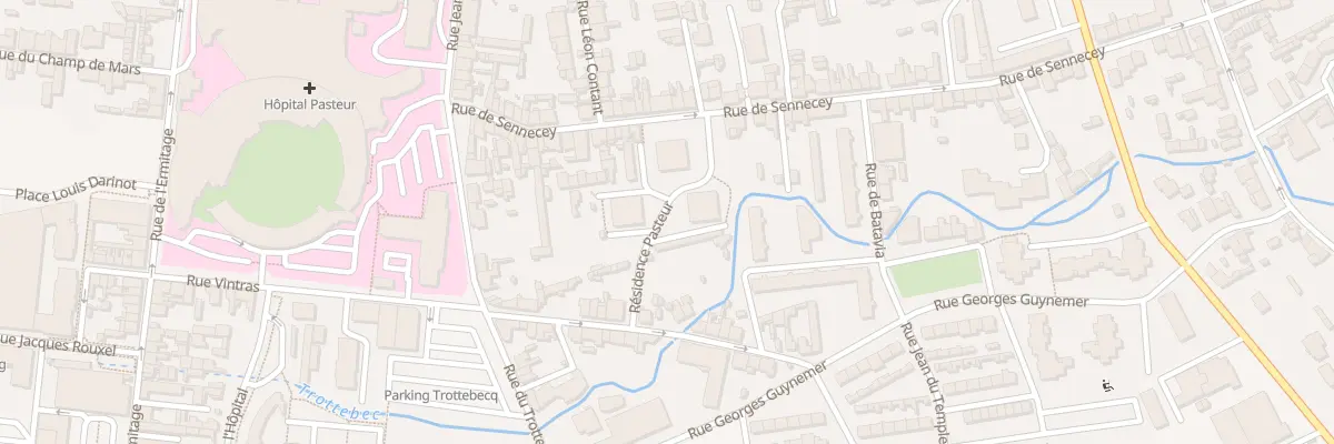 Plan du 42 Rue de Sennecey à Cherbourg-en-Cotentin