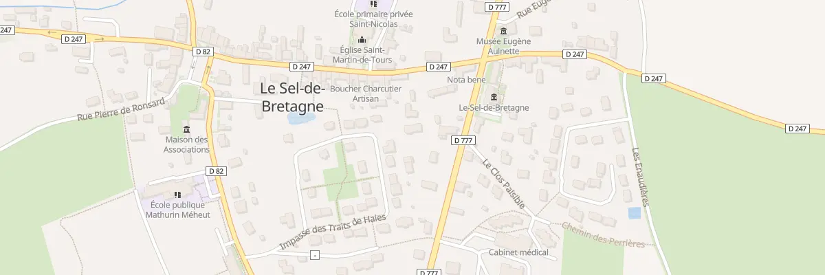 Plan du 6 Rue Chateaubriand au Sel-de-Bretagne