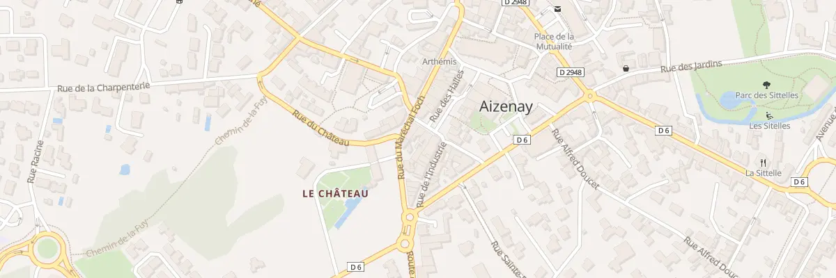 Plan du 2 Pl des Halles à Aizenay