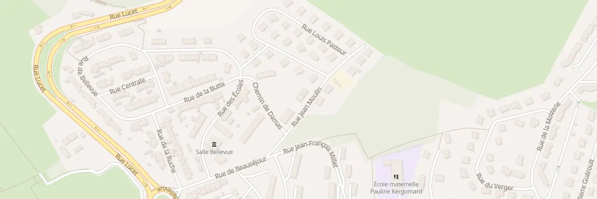 Plan du 6 Rue Jean Moulin - La Glacerie à Cherbourg-en-Cotentin