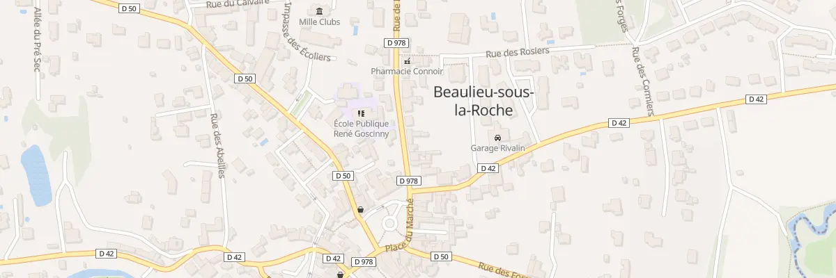 Plan du 8 Rue de Nantes à Beaulieu-sous-la-Roche