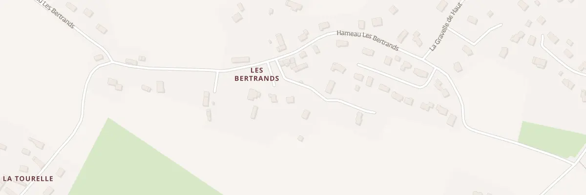 Plan du 44A Les Bertrands à Tollevast