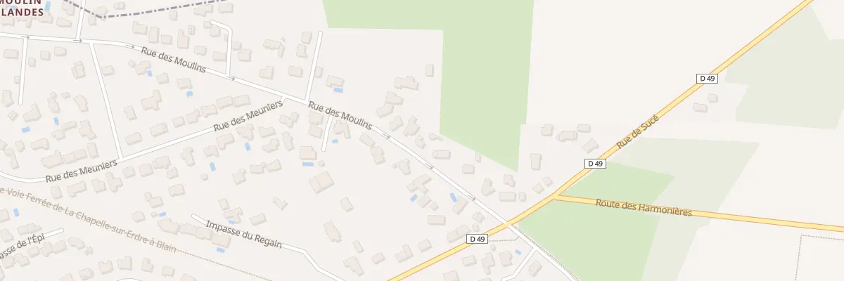 Plan du 43B Rue des moulins à Treillières