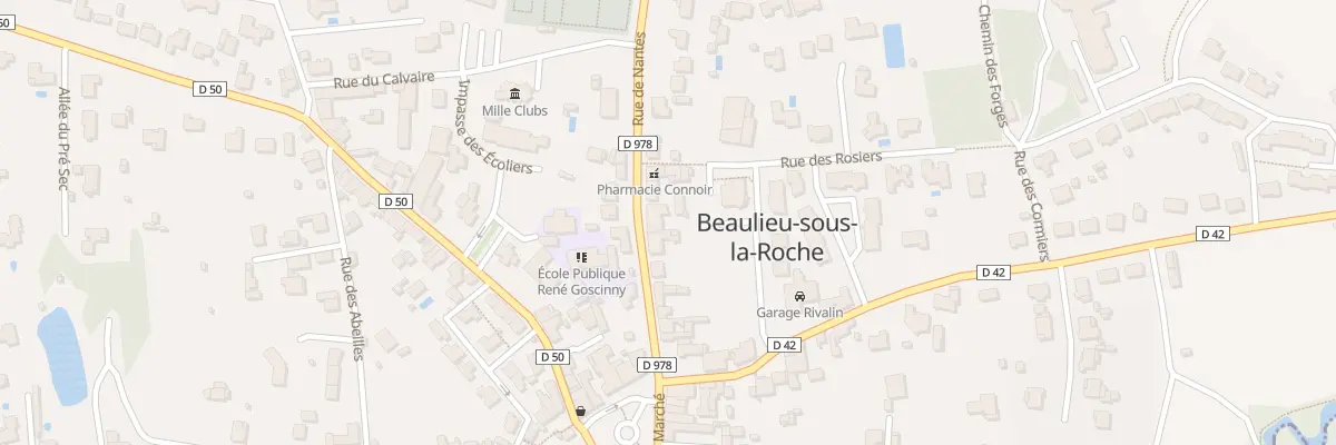 Plan du 14 Rue de Nantes à Beaulieu-sous-la-Roche