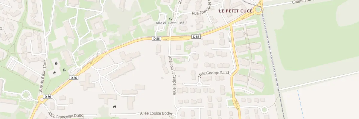 Plan du 7 Rue Louise Michel à Chantepie